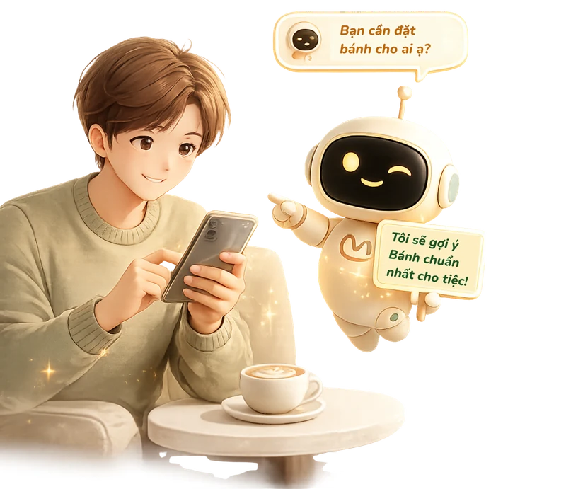 Thiếu nơi để khách chọn bánh